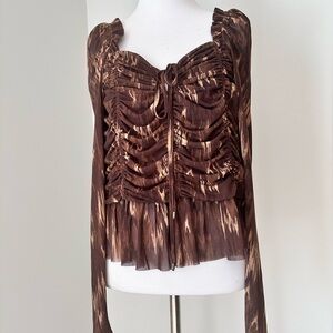 HOUSE OF HARLOW 1960, Women’s extra large blouse NWOT